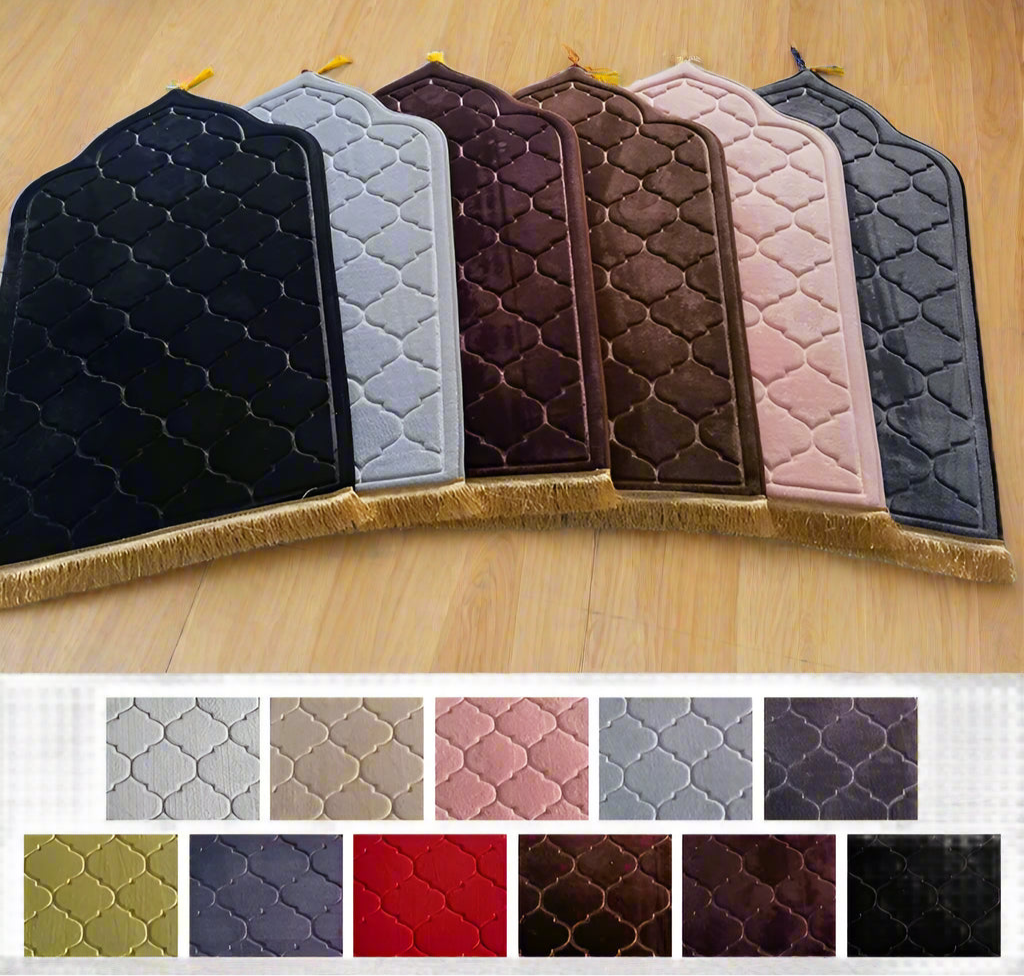LuxeVelvet Prayer Rug
